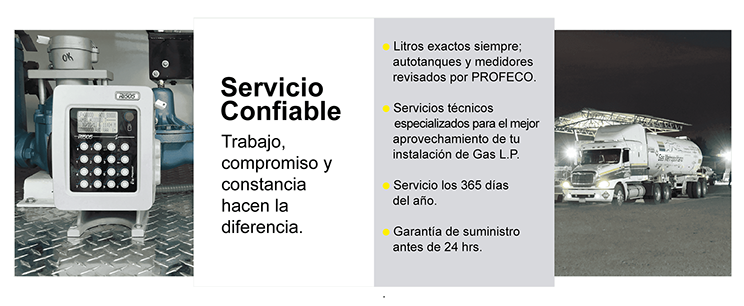 Nosotros, Servicio Confiable 