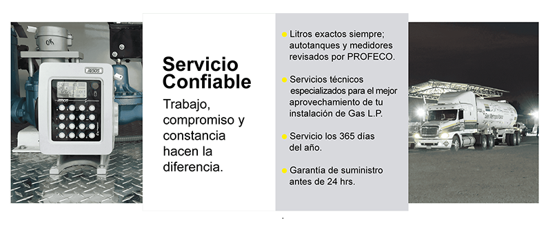 Nosotros, Servicio Confiable 