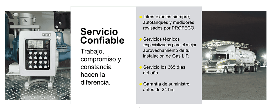 Nosotros, Servicio Confiable 